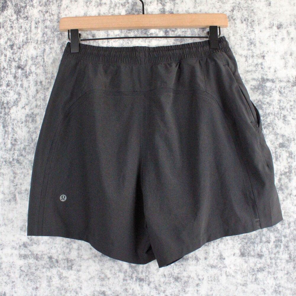 Lululemon Pace Breaker Shorts 5” Black Lined Running Workout Size Medium